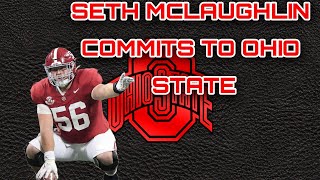 BUCKEYES GOT AN O LINEMAN Seth McLaughlin commits to OSU [upl. by Idnas610]