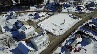 Winter in the Village  Cabot Vermont  Green Mountain Drone [upl. by Town]