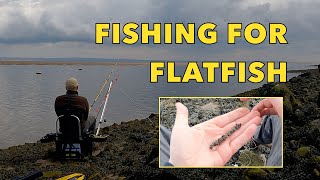 Shore Fishing for Flatfish Mostyn North Wales UK Sea Fishing [upl. by Ergener236]