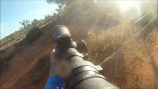 decent boar shot with 22250 GOPRO HD [upl. by Enamart]