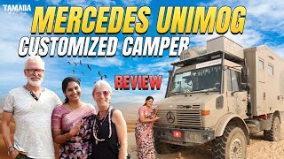 Mercedes Unimong Modified Camper Review In Telugu  Customised Vehicles Anuradha  V automobiles [upl. by Hobey166]