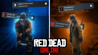 Starting at level 1 to Unlock EVERY Trophy In Red Dead Online [upl. by Athalee]