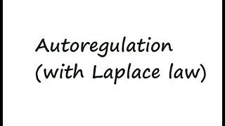 Physiology of Autoregulation myogenic theory amp metablolic theory of Autoregulation [upl. by Gannes]