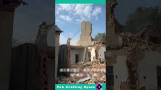 Pak Crafting Space 5 Demolition Process of Brick Wall [upl. by Liris]