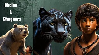 famous character bhaloo and bagheera  jungle book  english story  eurokids99 [upl. by Amick]