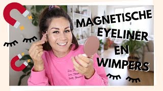 MAGNETISCHE EYELINER  WIMPERS REVIEW [upl. by Nivlek]