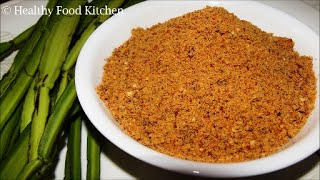 Pirandai Podi Recipe in tamilHow to make Pirandai PodiDosaIdli Podi RecipeWeight Loss Recipes [upl. by Anierdna]