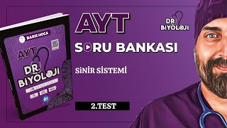 AYT Biyoloji Soru Bankası  Sinir Sistemi 2 Test  DrBiyoloji  2025tayfa [upl. by Winnick]