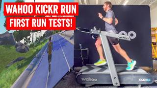 Wahoo KICKR RUN Handson The Most Insane Treadmill [upl. by Anirbes]