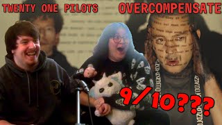 FIRST REACTION TO TWENTY ONE PILOTS  OVERCOMPENSATE [upl. by Nohtanoj]