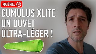 Présentation Cumulus Xlite 200  un duvet ULTRA léger [upl. by Shipp]