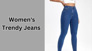 Best Women’s Jeans Outfits Denim Jeans Summer amp Winter 2024 [upl. by Ebsen]