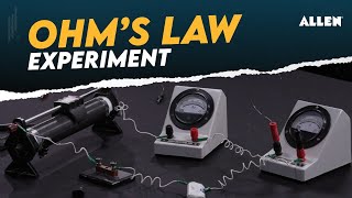 ➡️ OHMS Law Experiment for Board  Complete Video to Understand Practical  ALLEN Career Institute [upl. by Laryssa]