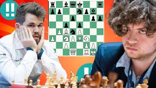 Creative Magnus Carlsen vs Hans Niemann 48 [upl. by Ellenehc877]