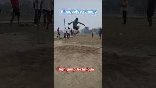 Day11Bihar police runningBihar police physicalhigh jump techniqueGola fek techniqueviral video [upl. by Irrahs]