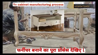 Tv cabinet manufacturing process  सहारनपुर की मशहूर कला को देखे l TAOFA Furniture  Subscribe [upl. by Yereffej]