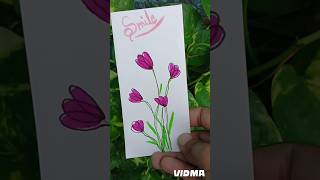 Beautiful bookmark ideas ♥️😍😍 very easy idea trendingshorts art viralshort [upl. by Robers]