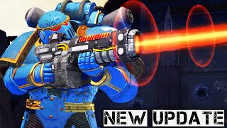 NEW WEAPON Volkite Caliver gameplay  Warhammer 40k Space Marine Augmented Mod [upl. by Lucille]