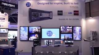 Analog Way at ISE 2014 2 x Ascender 48 in Additive modularity [upl. by Creigh]