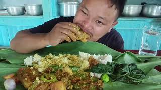 MUKBANG  PORK  MANIPUR  INDIA [upl. by Neenad]