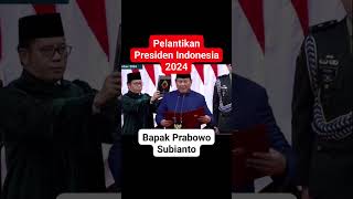 Pelantikan Sumpah Presiden Indonesia 2024  Pak Prabowo Subianto [upl. by Rede154]