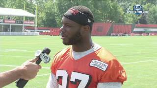 Matthew Dayes 1on1 interview  BROWNS TRAINING CAMP [upl. by Devan]