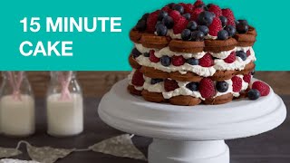 15 MINUTE Chocolate Waffle Cake • Delicious Desserts by Gorenje [upl. by Notwal581]