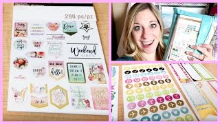 Planner Sticker Haul From Michaels [upl. by Apul988]