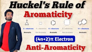 Huckel Rule of Aromaticity  Huckel rule for aromatic compounds  AntiAromaticity aromaticity [upl. by Elberta]