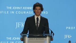 Jack Schlossberg  2023 Profile in Courage Award [upl. by Anyaled]