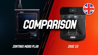 Zaxe X3 vs Zortrax M200Plus Comparison  These are really the same price [upl. by Ciri423]