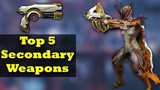 Top 5 Most Popular Secondary Weapons In Warframe [upl. by Derek]