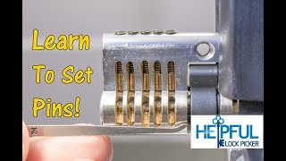 211 How Lock Picking Works Learn How To Identify Set Pins [upl. by Eerat]