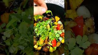 Baqlajonli salat🥗 tayyorlash xozirgi kunda zoʻr ketadi avtorTurkonacooking salat youtubeshort [upl. by Neerbas483]