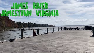 James River View from Jamestown VA Settlement [upl. by Ettelrac]