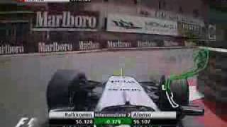 Kimis great pole in Monaco 2005 [upl. by Klein]