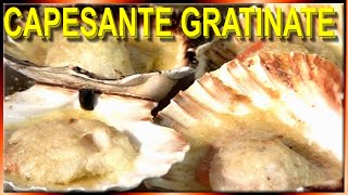 094 CHEF NONNO SERGIO CAPESANTE GRATINATE [upl. by Nodyl]