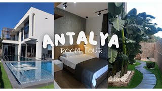 ANTALYA TURKEY ROOM TOUR  DrVilla Suits  Luxury Villa [upl. by Dione825]