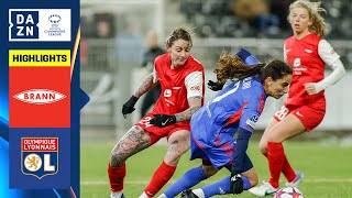 HIGHLIGHTS  SK Brann vs Olympique Lyonnais  UEFA Womens Champions League 202324 Français [upl. by Eedrahc]