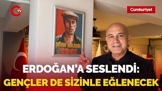 Turhan Çömez Kemal Sunalın tablosunun önünden Erdoğana seslendi Ağam eğlenir bizimle… [upl. by Stav]