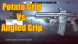 BF4  Potato Grip Vs Angled Grip M416 [upl. by Thurston]