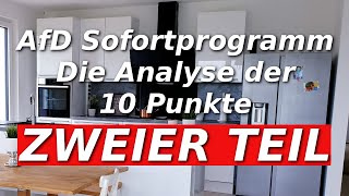 AfD Sofortprogramm Analyse Teil 2  Mehr Freiheit weniger Steuern für Bürger und Unternehmen [upl. by Anihtyc80]