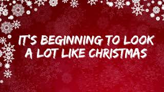 Michael Bublé  Its Beginning To Look A Lot Like Christmas Lyrics [upl. by Yenar]