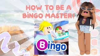 HOW TO BE A BINGO MASTER IN BLOXY BINGO  Roblox [upl. by Lerak]