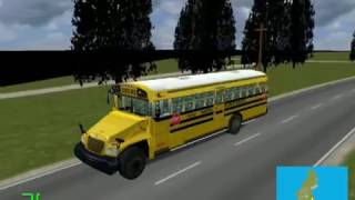 mm2 tour 178 Blue Bird vision School bus  Polish Road City Nursery Rhymes [upl. by Tyne]