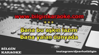 Kayahan  Elmanın Yarısı Karaoke Orjinal Stüdyo [upl. by Tebzil]