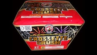 DM587 Crossette Crush 500G Cake By Dominator Fireworks [upl. by Doughman]