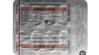 JOINCERIN M Tablets Diacerein Glucosamine Sulfate Potassium Chloride And Methylsulfonylmethane [upl. by Yerffej]