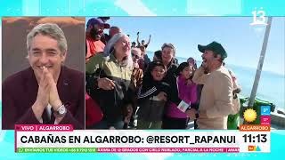 Emprendedora de Algarrobo regaló un fin de semana en cabaña de arriendo  Tu Día  Canal 13 [upl. by Anirda]