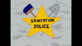 SpongeBob Music Sanitation Police Theme Sting [upl. by Verda]